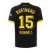 Tanie Strój piłkarski Borussia Dortmund Mats Hummels #15 Koszulka Wyjazdowej dla damskie 2023-24 Krótkie Rękawy